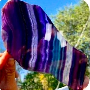 Fluorite Slice 516g
